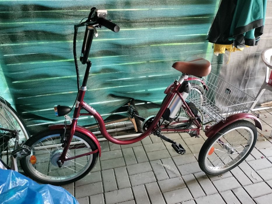 Rower trójkołowy elektryczny Tolek
