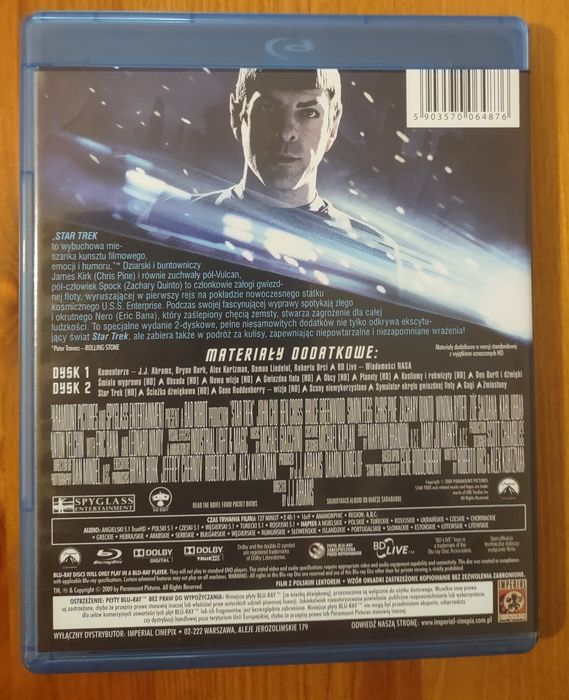 Star Trek Wydanie specjalne, Blu- Ray