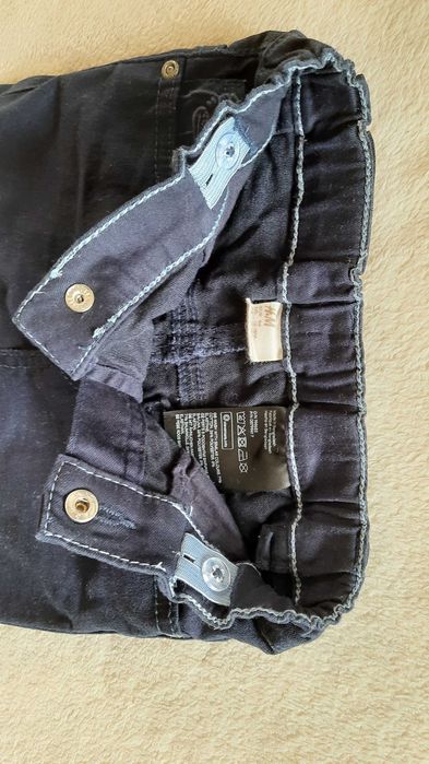 Spodnie chłopięce jeansy h&m, rozm. 86.