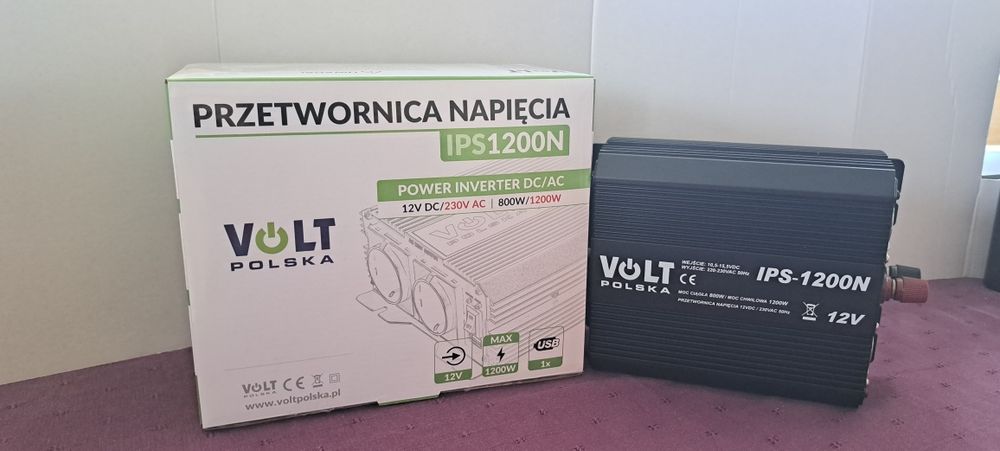 Інвертор VOLT POLSKA 12V 230V 800W 1200W
