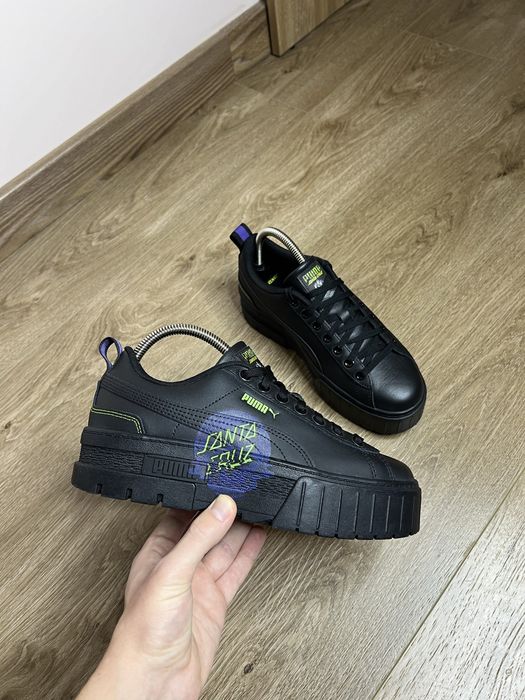 Продам БОМБЕЗНІ жіночі шкіряні кросівки Puma Mayze x Santa Cruz