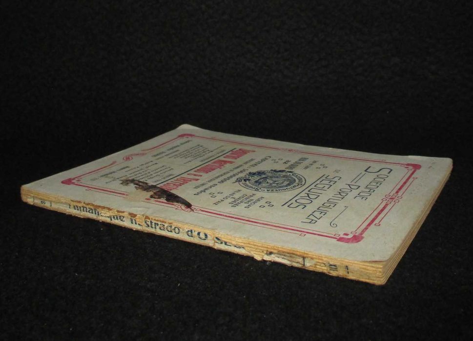 Livro Almanaque Ilustrado do Jornal O Século 1918 Raro
