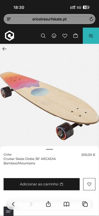 Longboard skate Globe