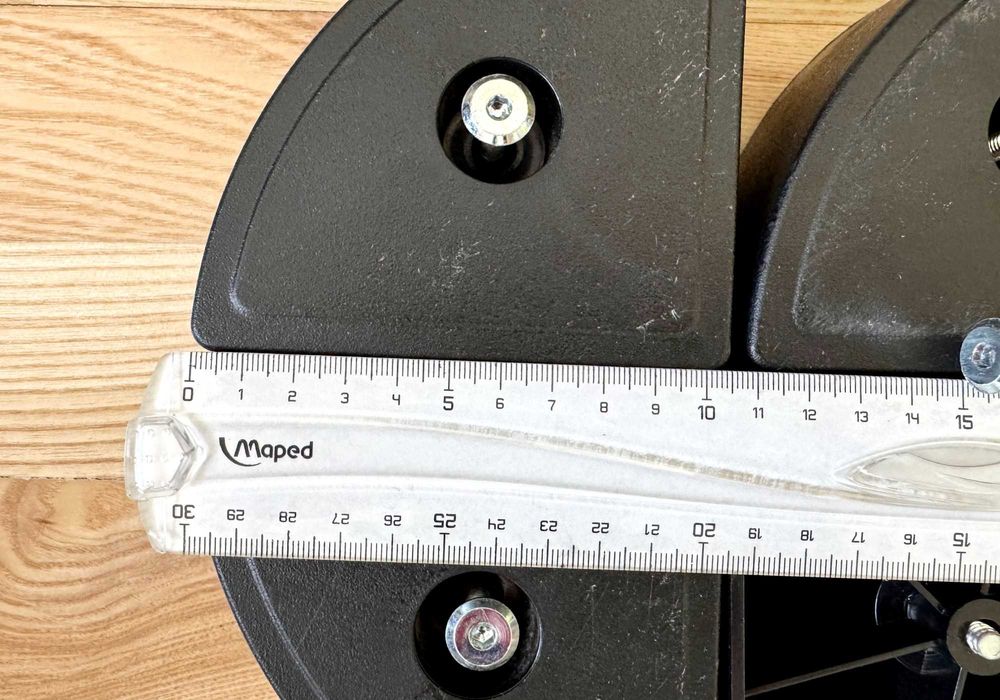 Noga półokrągła nogi plastikowe narożnik łóżko szafka 6 sztuk