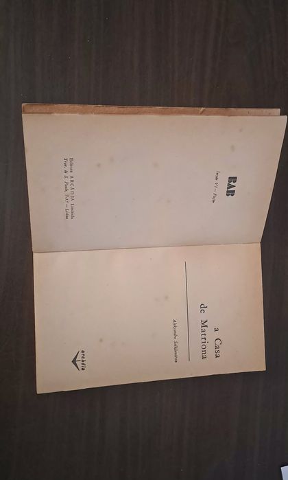 Livro A Casa de Matriona