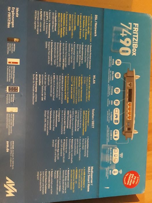 Wielozadaniowy Router Fritz!Box 7490