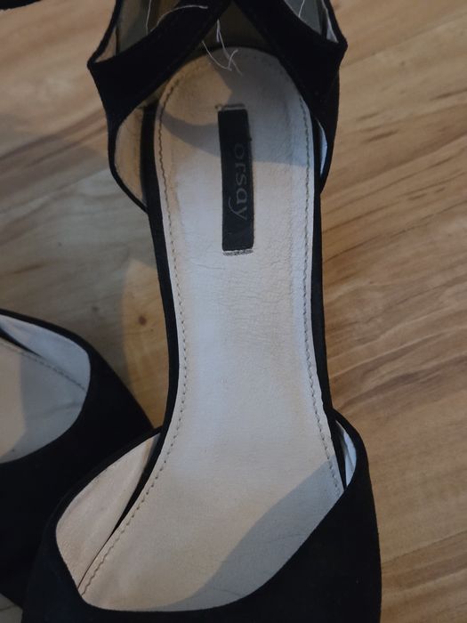 Sexi flexi:) Piękne szpilki r.40 wiązane w kostce