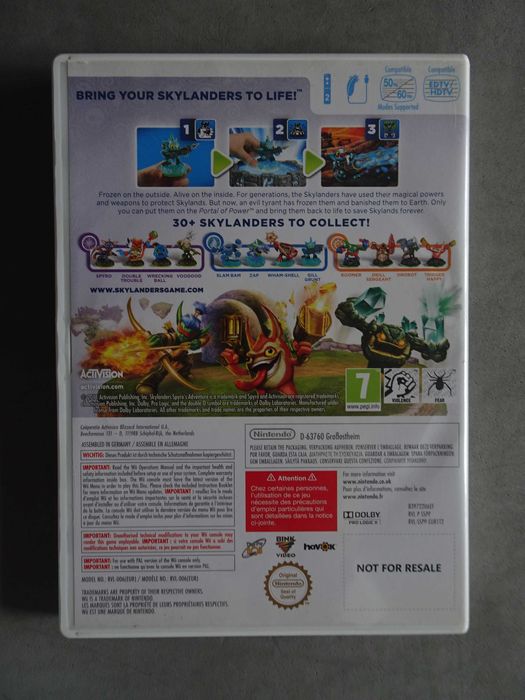 Jogo WII - Skylanders Spyro's Adventures