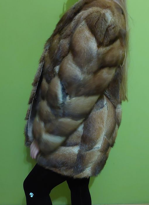 Futro damskie naturalne kozuch