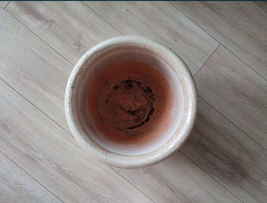 Donica kamienna ,gruba Średnica 30 cm