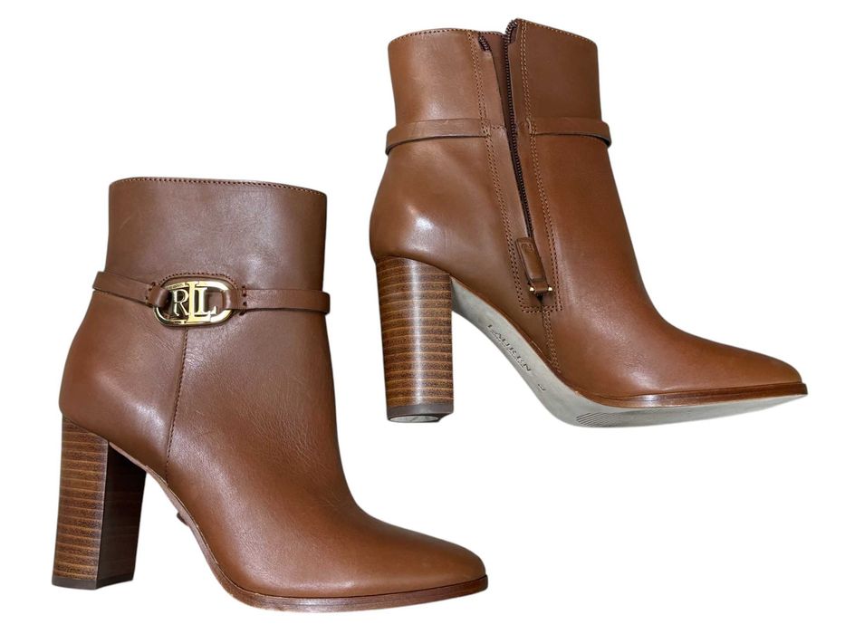 Buty Ralph Lauren botki rozmiar 38 brąz NOWE