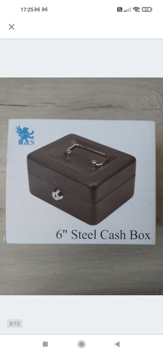H&S Kasetka metalowa zamykana na klucz 15 cm

Nowa.

Kasetka nie otwie