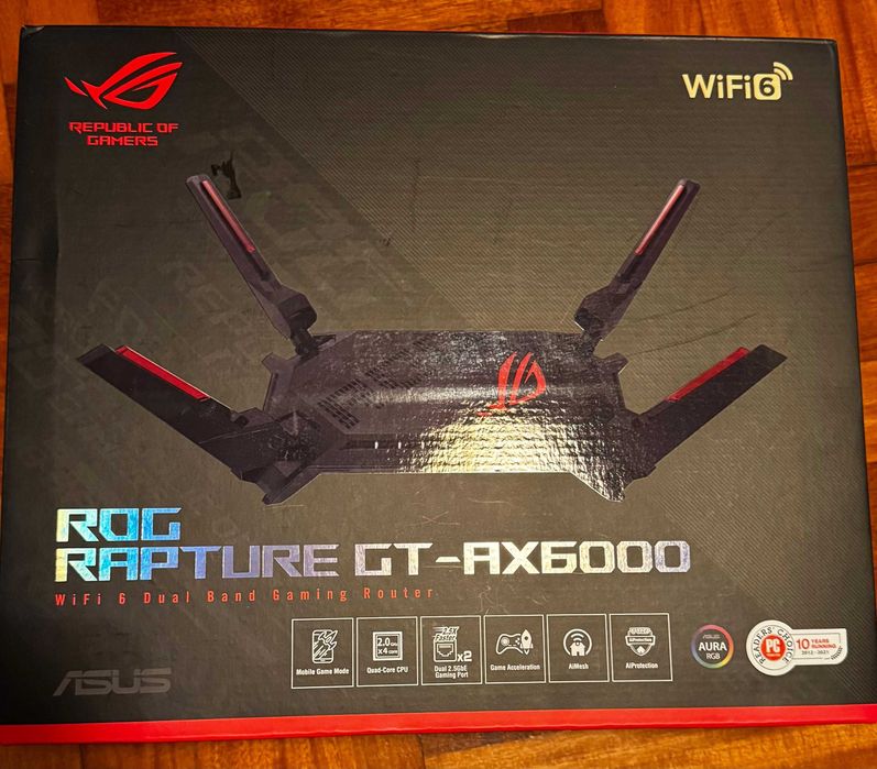 ASUS ROG Rapture GT-AX6000 | Router WiFi 6 Gaming