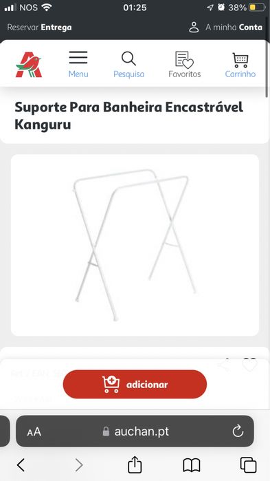 Estrutura para banheira