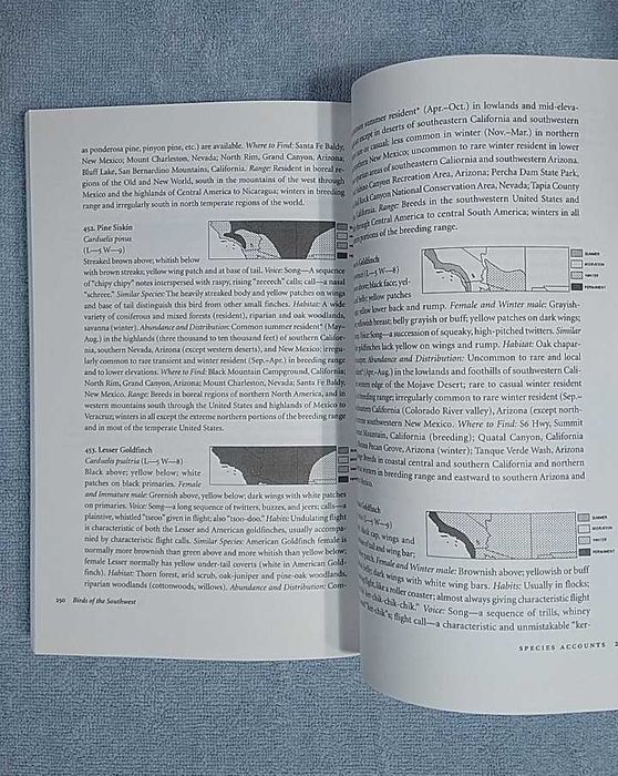 Ptaki Południowego-Zachodu po angielsku