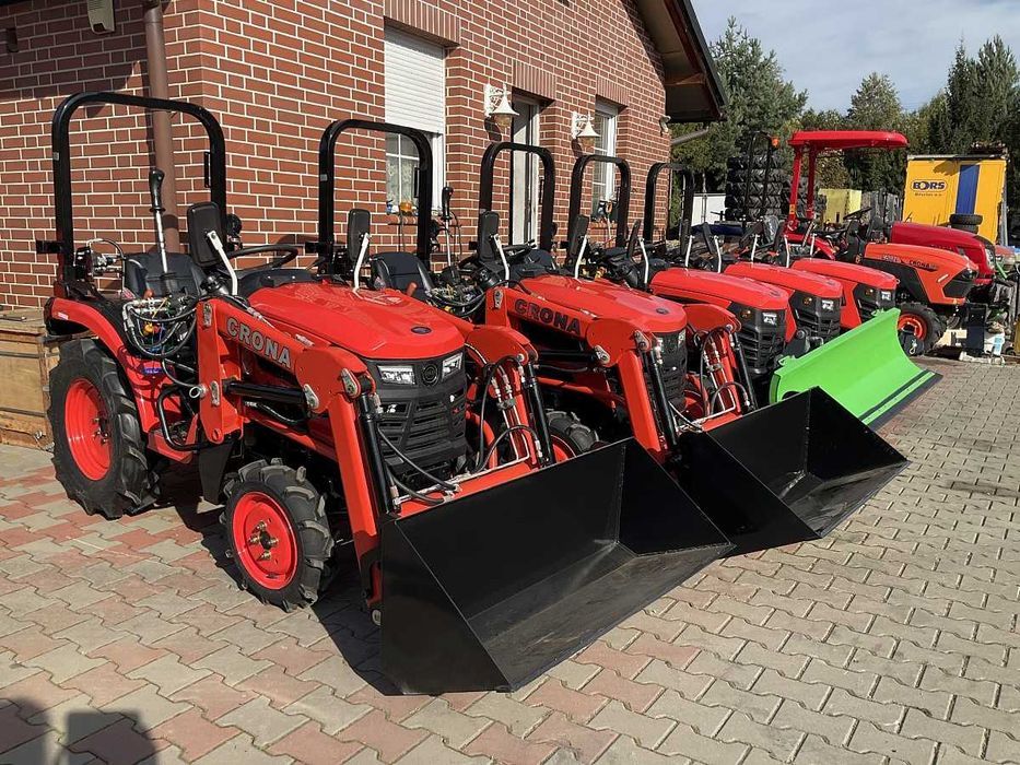 Traktor ciągnik CRONA CR254 4x4 25KM Homologacja DIESEL + ŁADOWACZ TUR