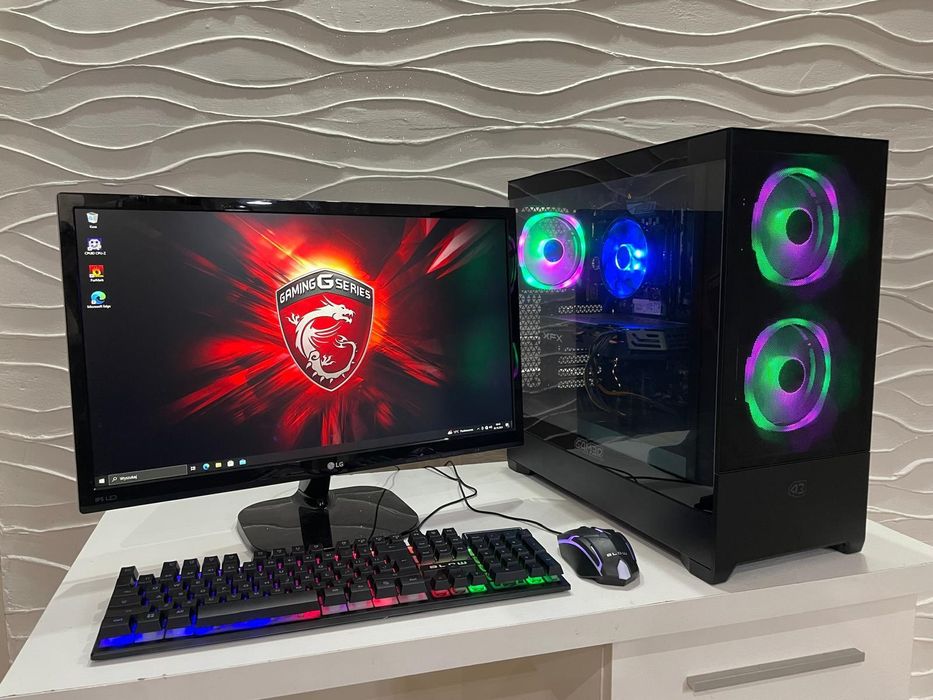 Komputer i5-6402P / RX 470 8GB / SSD / HDD / 16 RAM / Monitor / Gaming