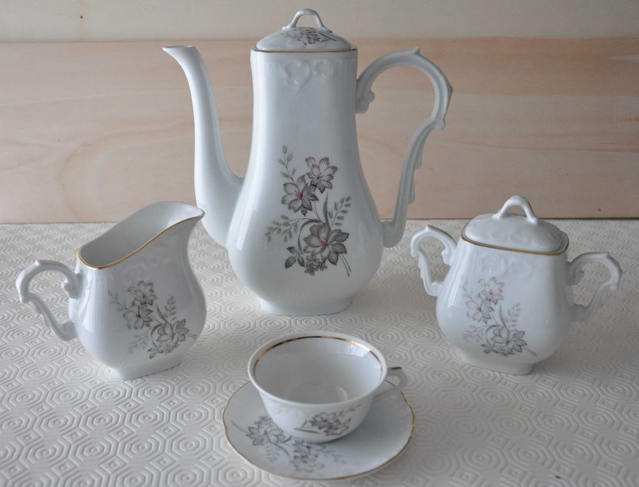 Conjunto de café e chá Vista alegre