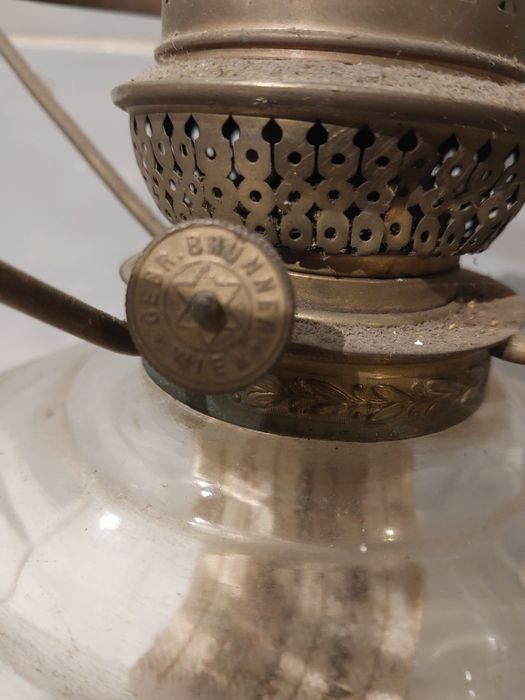 Lampa naftowa austriacka Gebruder Brumner Wien