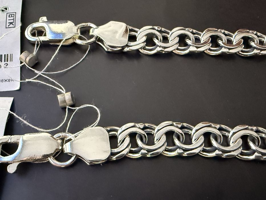 Срібний браслет бісмарк 925 проби