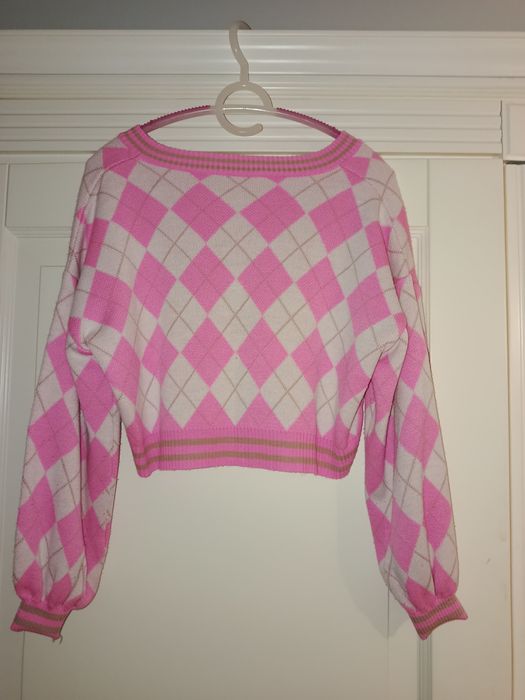 Рожева кофта топ