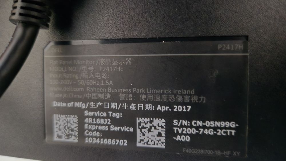 Monitor Dell 24 Polegadas434319675696107521