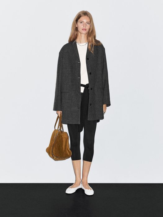 Шерстяной пиджак Massimo Dutti