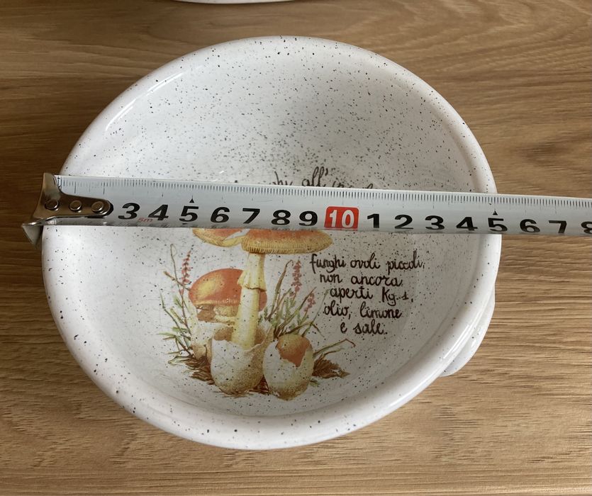 Włoski półmisek z salaterką