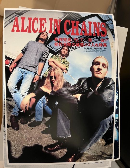alice in chains plakat a3
