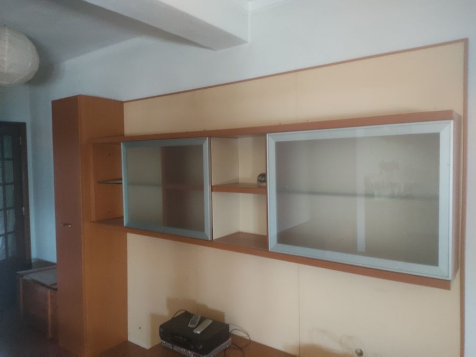 Móvel suspenso + estante+ móvel de tv