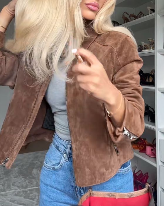 Куртка ZARA зі 100% шкіри