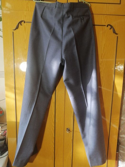 Мужской классический костюм-тройка, костюм чоловічий, б/у, размер 52