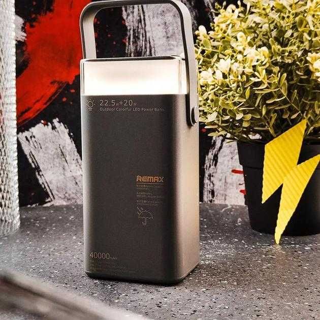 Павербанк Remax RPP-596 40000mAh 22.5W 2USB/2Type-C з швидкою зарядкою