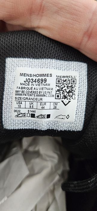 Ботинки Merrell Deverta2 .Размер 44