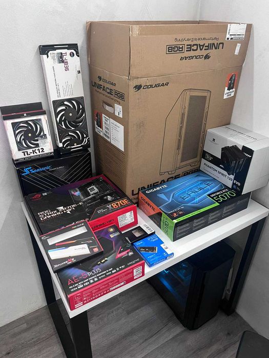 Продам ПК 9800x3d RTX 5070ti X870E-E GAMING G.Skill DDR5-6000 32GB m2ssd1tb 4K Gaming