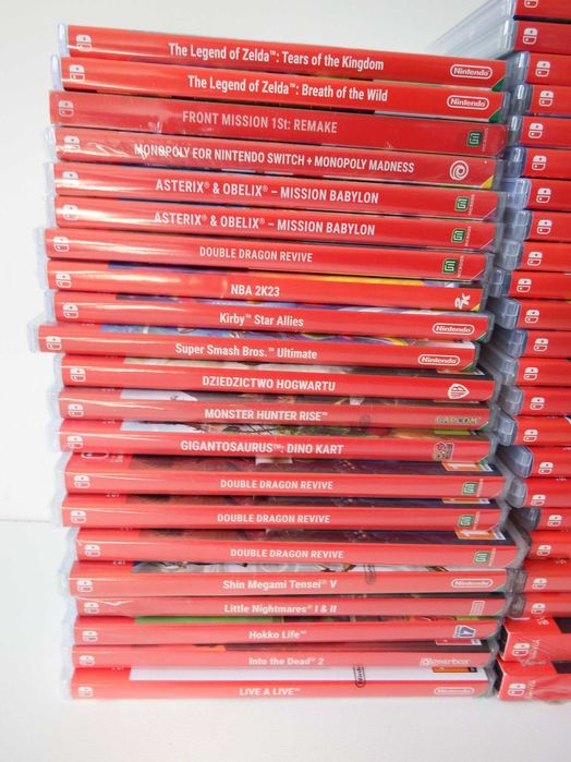 GRY Nintendo SWITCH Gostynin MARIO ZELAD pokemony Wiedźmin Smerfy !
