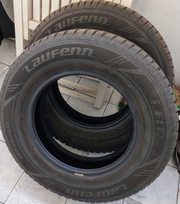 Opony zimowe Laufenn 2 szt 155/80 R13 stan bdb po jednym sezonie