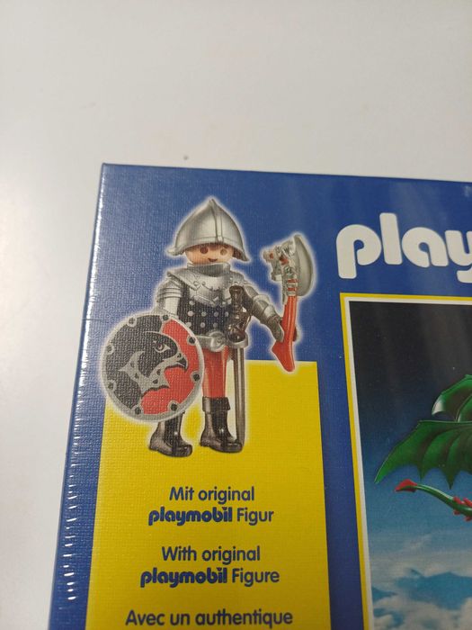 Puzzle com 150 peças e com soldado Playmobil