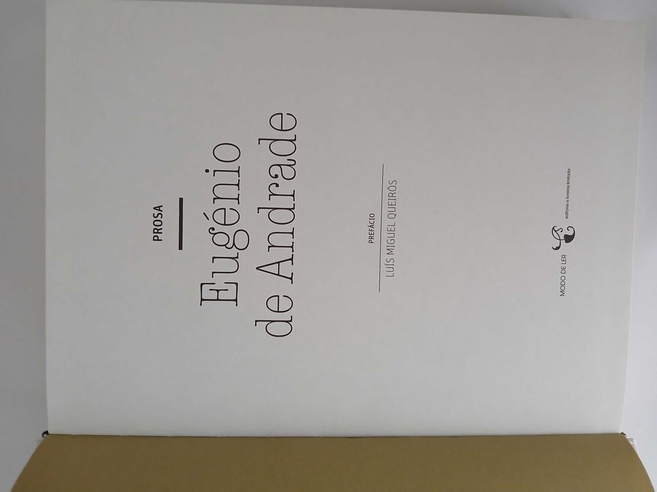 Eugénio de Andrade - Prosa