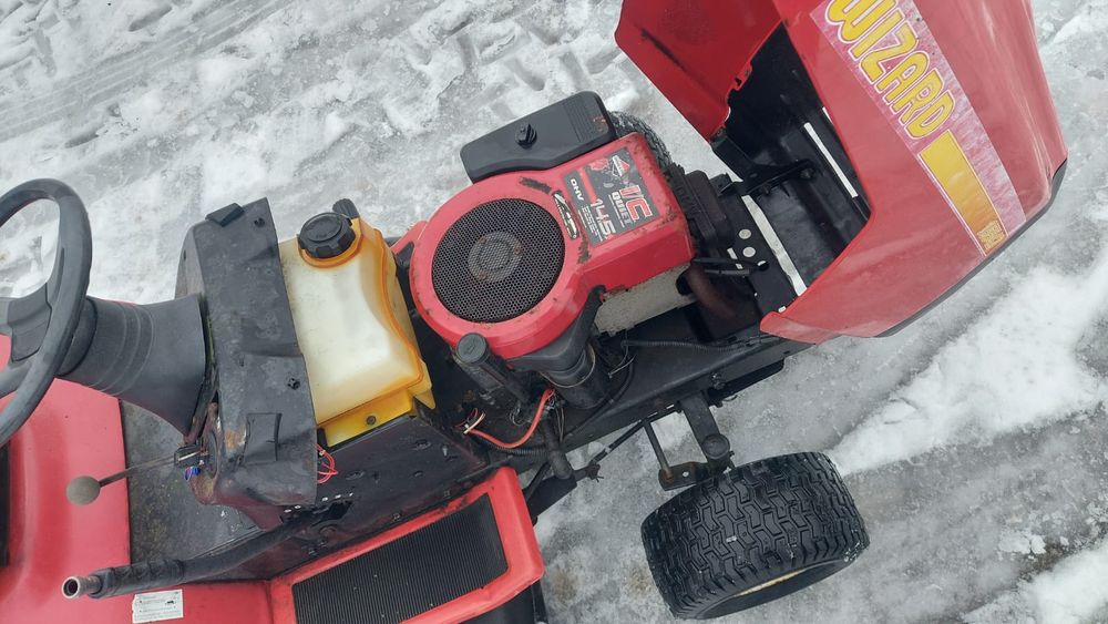 Traktorek kosiarka relly Husqvarna 14.5 hp silnik brigssa  kosz