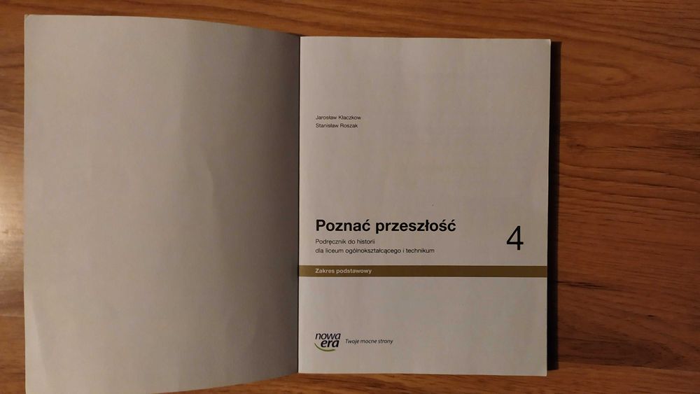 Poznać przeszłość 4 zakres podstawowy Nowa Era