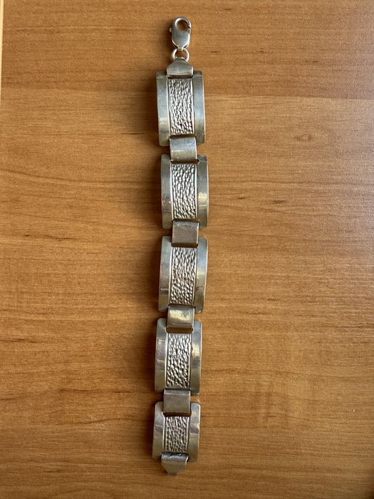 Stara srebrna bransoletka 53 gramy