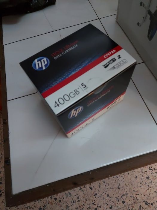 hp lto 2 ultrium Data Cartridge 400gb (Caixa com 5 unidades) novas
