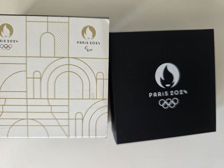 2 eur França 2024 Torre Eiffel colorida