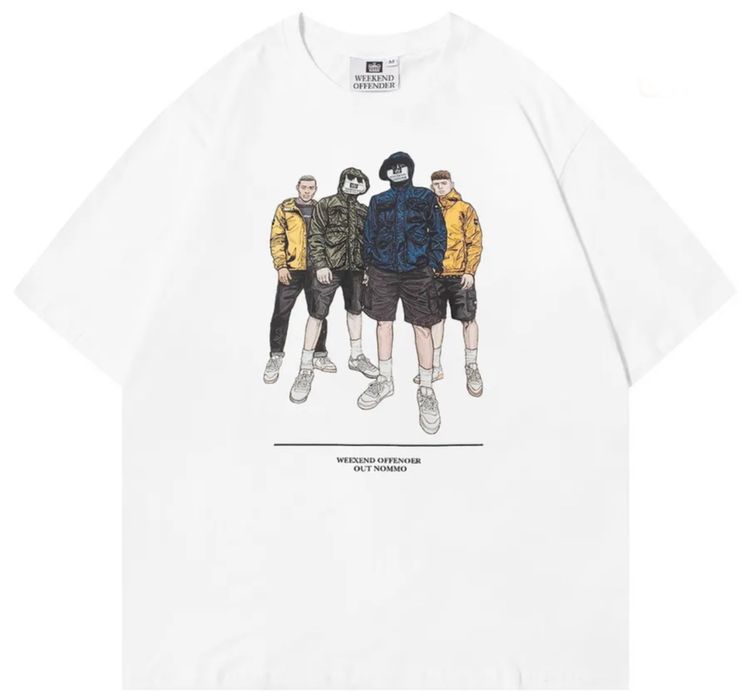 Мужские футболки Weekend Offender ACAB 1312 Ultras Casual черные белые