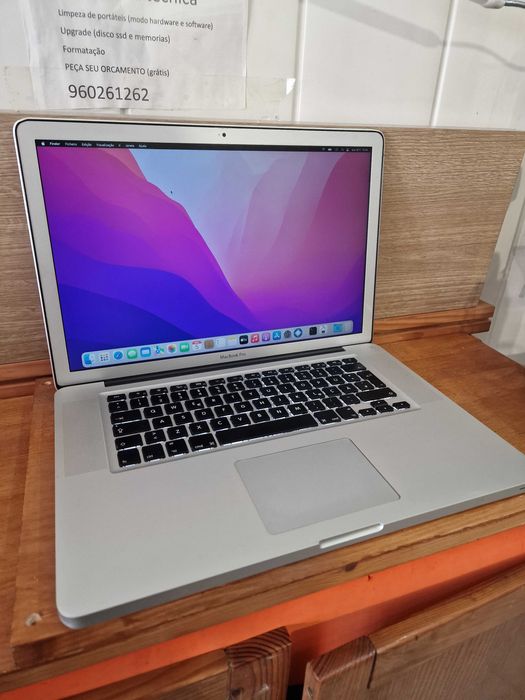 MacBook Pro 15 pol ( proc i7 com varios programas)
