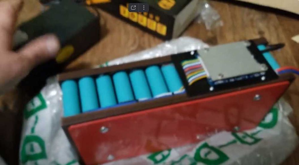 электро велосипед на литиевых аккумуляторах