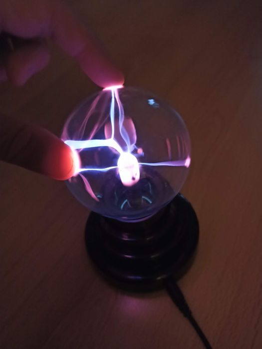 Bola de plasma Experiência Ciências