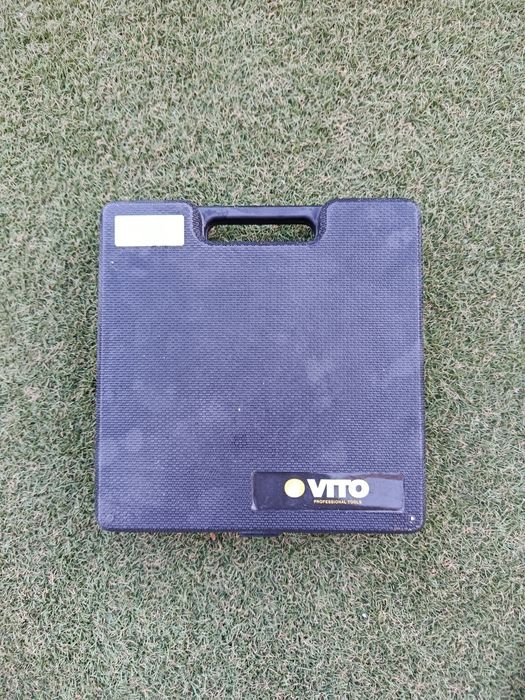 VITO Clavadora/Agrafador Pneumático 4–7 Bar com Mala- VITO Professional Pneumatic Nail/Staple Gun 4–7 Bar with Case