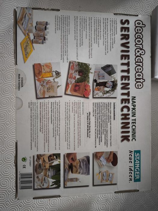 Zestaw do dekupaż decoupage